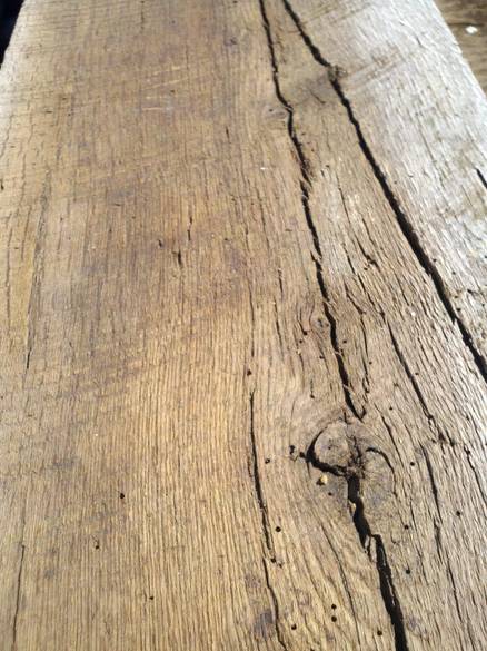 Brown Weathered Oak Lumber